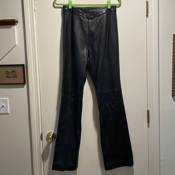 𝅺ADLER Collection Vintage Soft Leather Pants - Picture 1 of 9